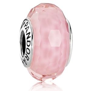 🎀RETIRED🎀Pink Fascinating Murano Charm